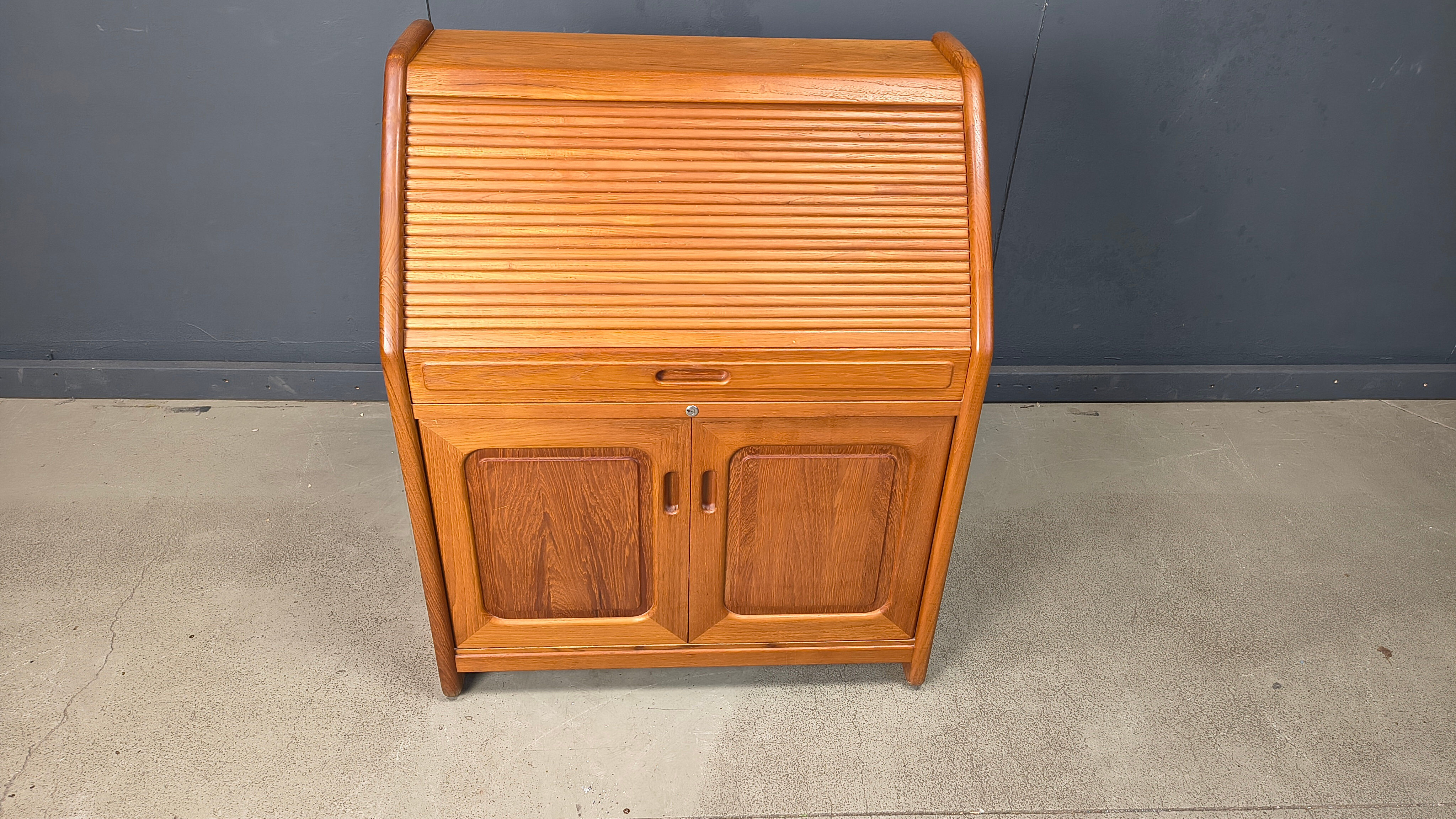 Teak secretaire by Dyrlund, Denmark, 1960s