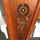Vintage wardrobe coat rack