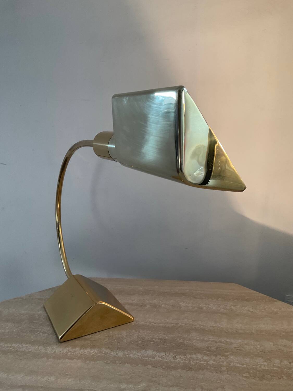 Relco Milano desk lamp in brass from the 70s