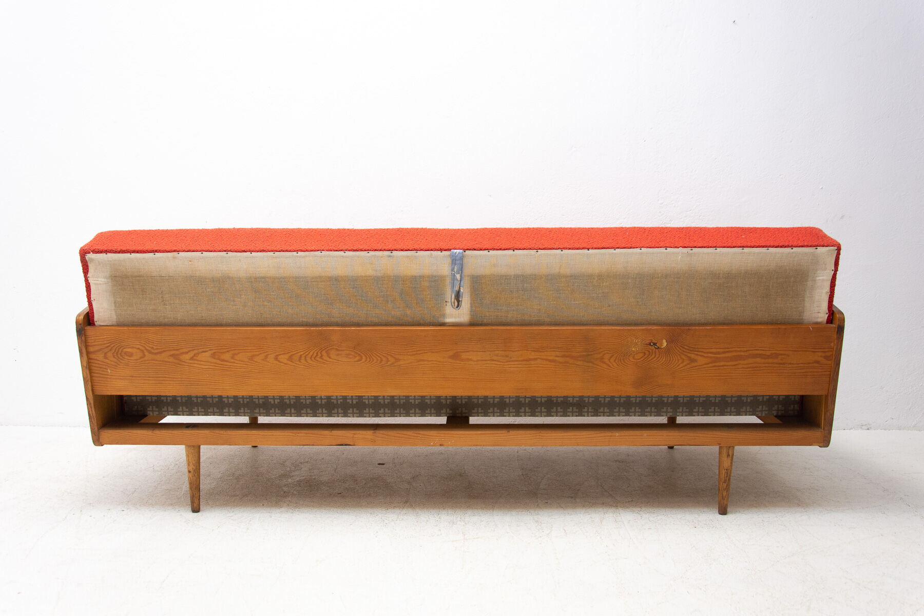 Mid century folding sofa from interier praha, 1960´s, czechoslovakia