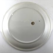 Plat rond gateau tarte fleur vintage Moulin des Loups model Derby