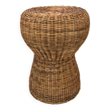 Champagne cork rattan stool