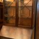 English Scriban two body secretary office showcase library in mahogany
