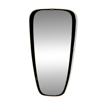 Miroir rétro freeform des années 1950