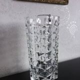 Clear glass vase