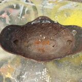 Pair of enamelled cast iron planters from 1900 from Charleville-Mézières
