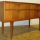 Teak dresser 4 drawers