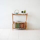 Vintage Swedish Bamboo Magazine Rack