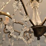 Louis XV style cage chandelier with 8 lights