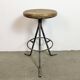 Grey Industrial Workshop Stool, 1960s