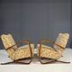 Paire de chaises longues H269 de Jindřich Halabala, années 1930
