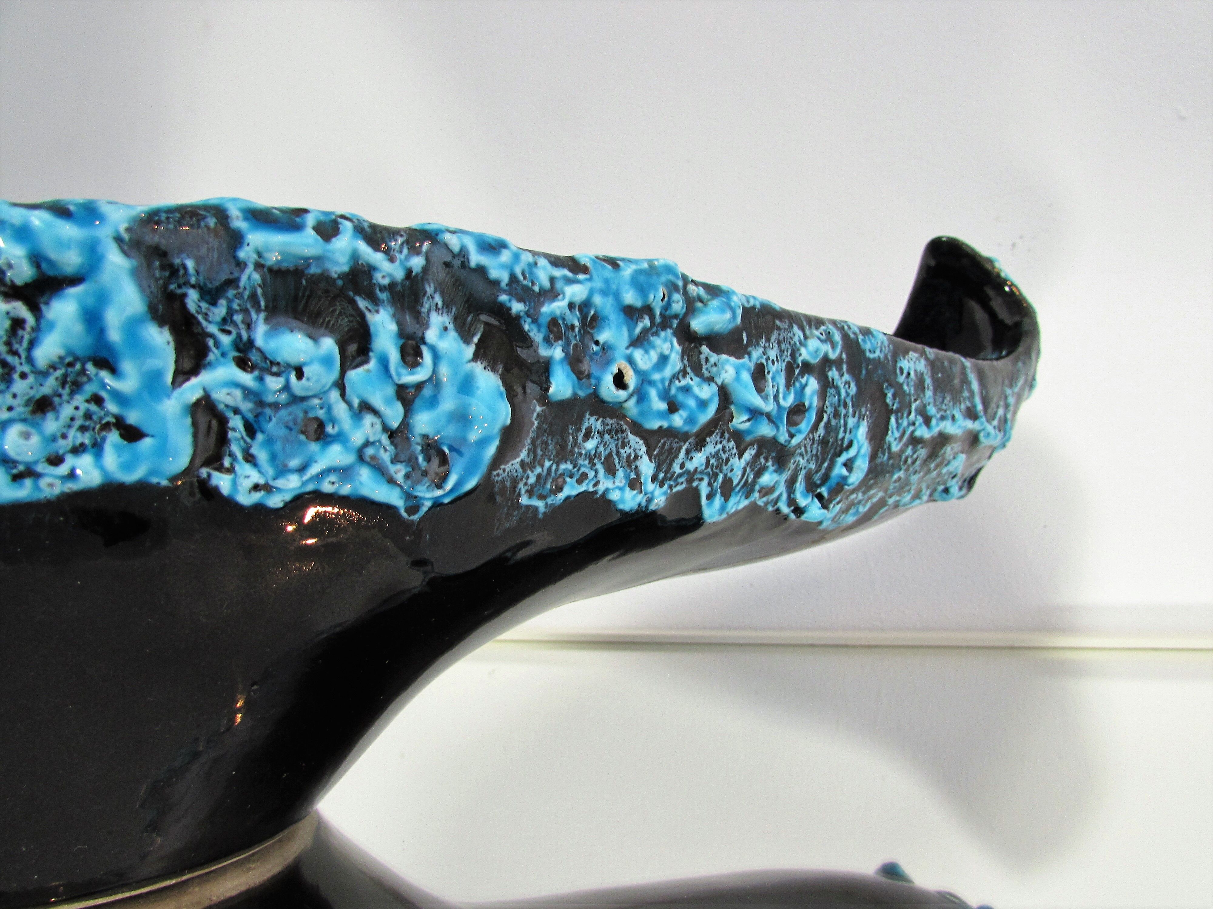 Large vintage ceramic bowl 1960's