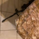 Pink marble bistrot table