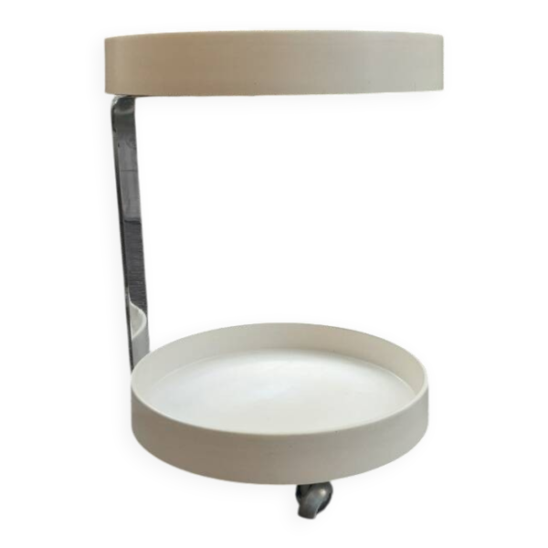 Desserte bar à roulettes space âge 1970