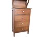 Antique Narrow Oak Chest Of Drawers, early 1900s