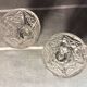 Vintage crystal shells in cut glass