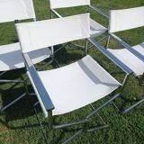 4 fauteuils cuir charme vintage metteur en scène