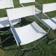 4 vintage charm leather director's armchairs