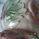 Vintage iridescent molded earthenware vase – 1950s/1960s