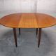 Vintage table with Girsberger teak extension