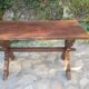 Antique oak farmhouse table