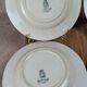 Lot de 4 assiettes creuses anciennes Gien – Terre de Fer modèle Austerlitz
