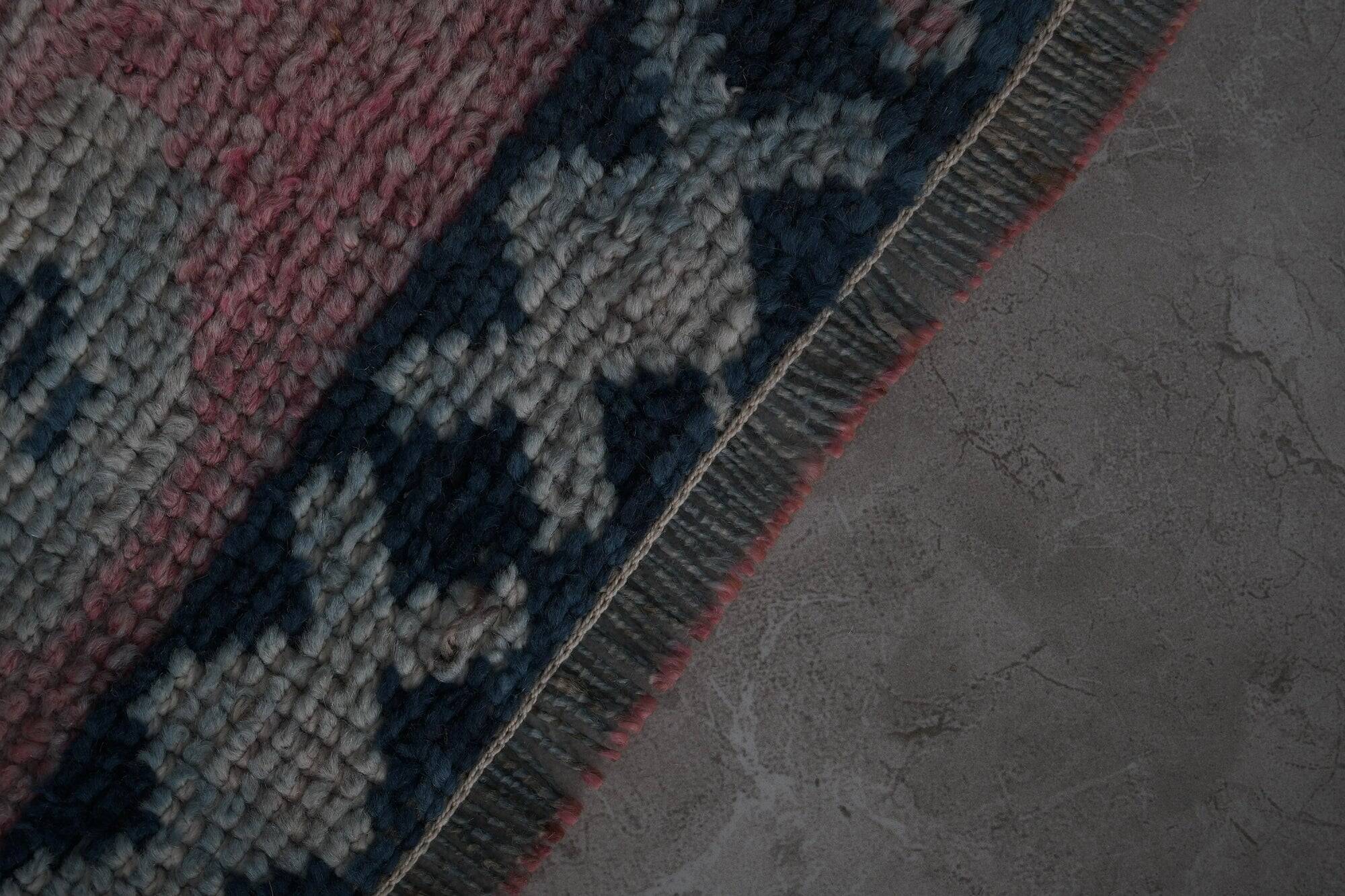 Vintage Turkish hallway rug 104x320 cm