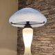 Mushroom lamp 1990 white and blue