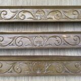 Old wooden curtain cover