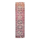 Soft Pink & Orange Rare Style Vintage Runner Rug, 91x359 Cm