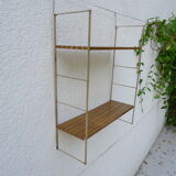 Modular wall shelf string