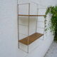 Modular wall shelf string