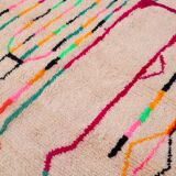 Tapis berbère azilal multicolore