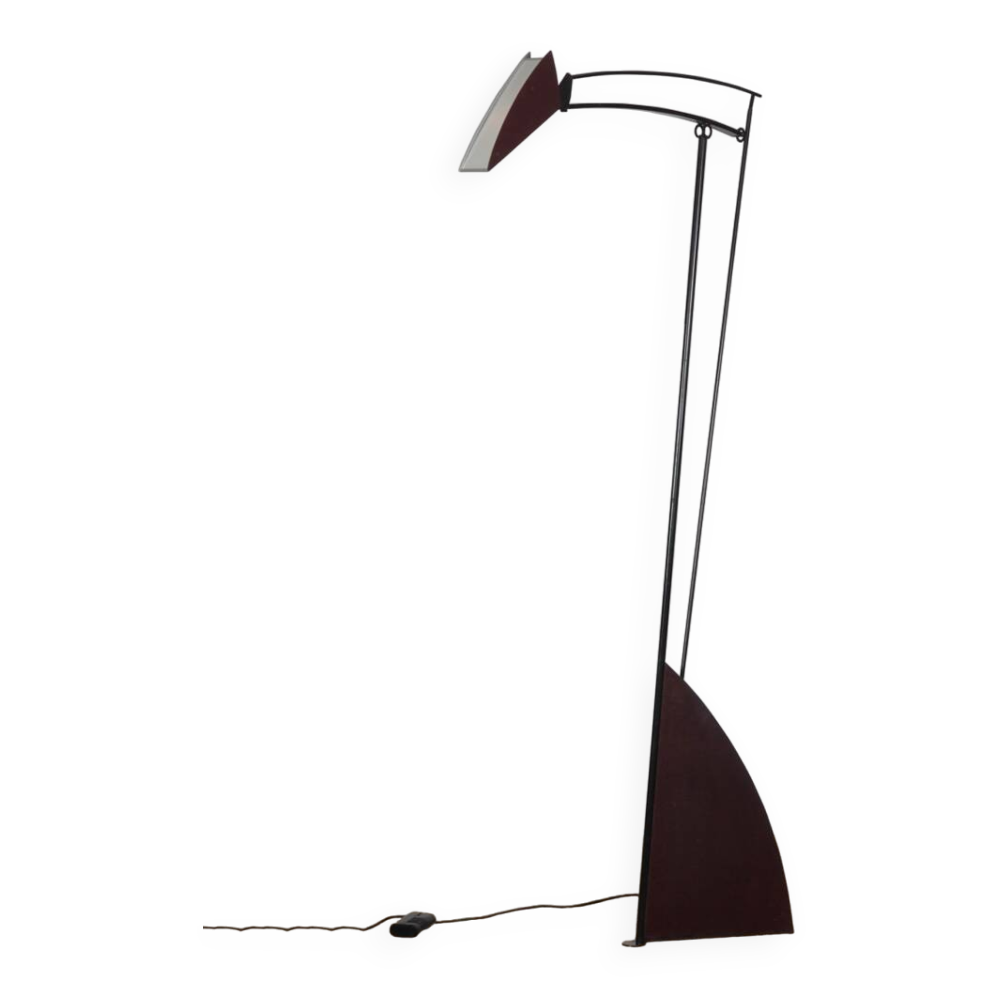 1990s metal floor lamp
