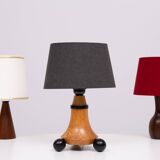 Trio de petites lampes de table des années 1960 avec abat-jour, Hollande