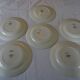 Digoin sarreguemines opaque porcelain dinner plates, pasteur pattern