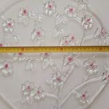 Cherry blossom glass pie dish