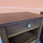 Pair of vintage Art Deco bedside tables from the 1950s