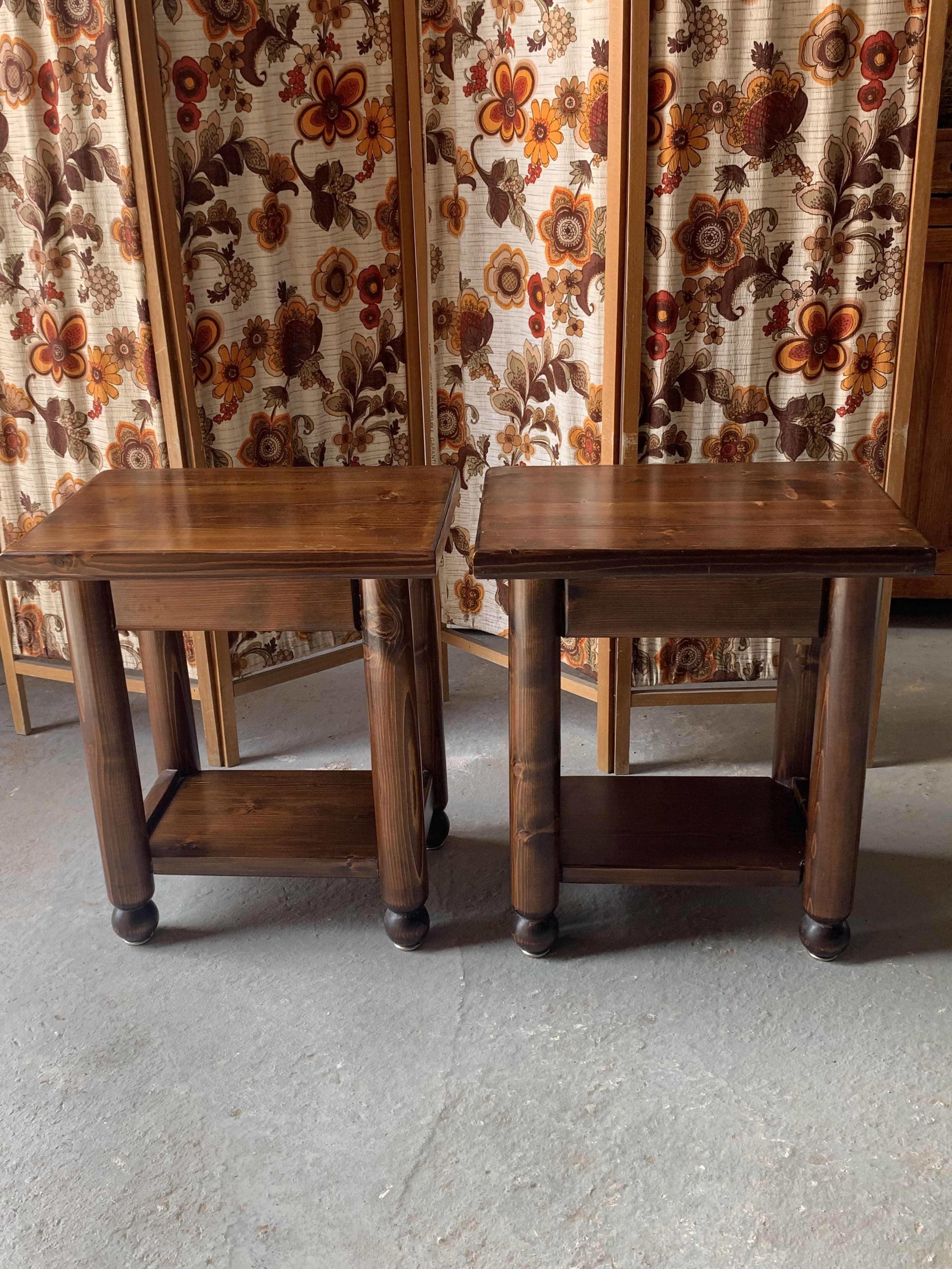 Pair of bedside tables