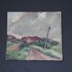 Oil on canvas, Path in the Countryside