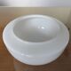 Half sphere ceiling light in opaline, made in Italy 1970