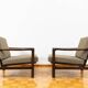 Mid Century Armchairs By Zenon Bączyk, 1960's, Set Of 2