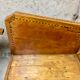 Fauteuils de véranda vintage en bois avec marqueterie incrustée 1930s