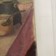 Old oil painting canvas still life kitchen fireplace faraoni