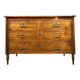 Louis XVI period chest of drawers in precious wood marquetry circa 1760