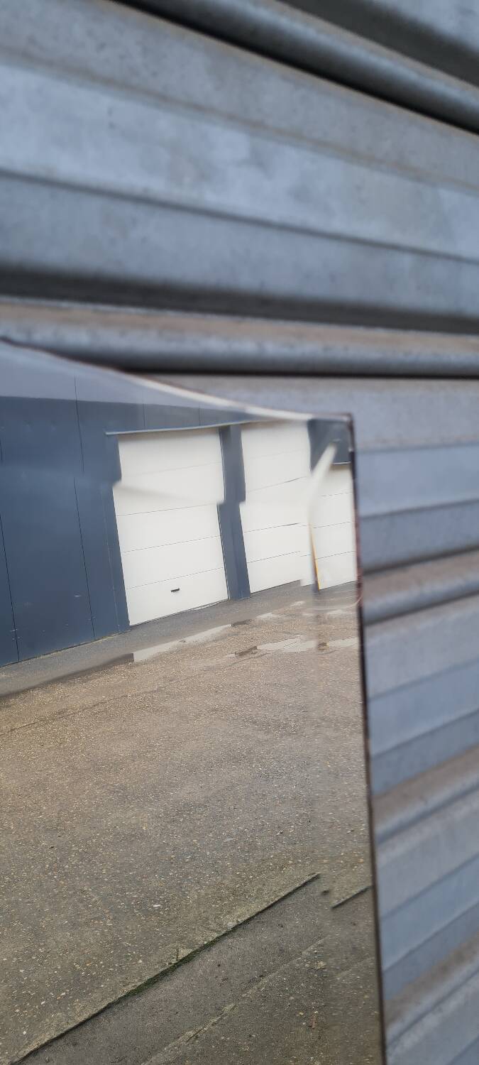 Art deco beveled mirror