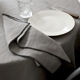 Lot of 4 towels in grey mouse linen