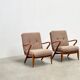 Set of two French lounge chairs
