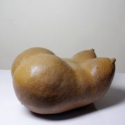 Grande Vénus sculpturale en grès, buste de femme, vintage signé, vintage 90