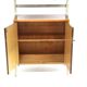 Scandinavian mahogany bookcase chest of drawers, Sweden, 1950